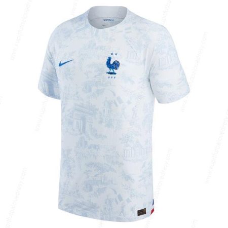 Francúzsko Away Verzia pre hráča Futbalové košele 2022