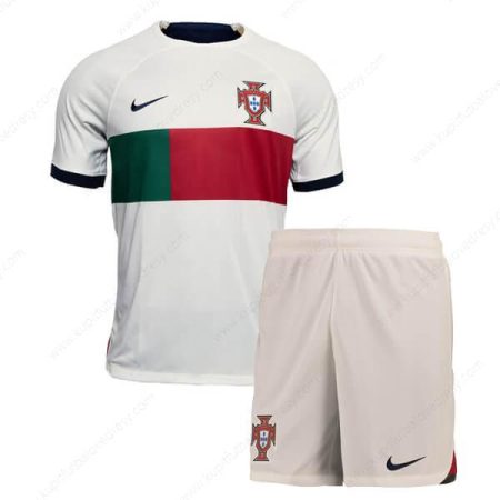 Portugalsko Away Detská futbalová súprava 2022