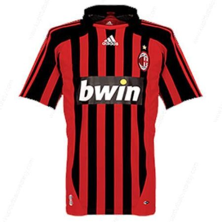 Retro AC Milan Home Futbalové košele 07/08