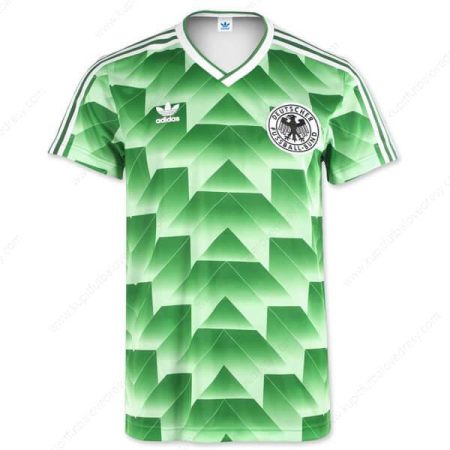 Retro Nemecko Away Futbalové košele 1990