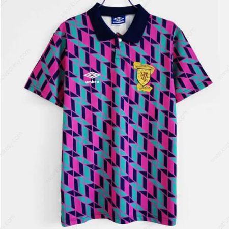 Retro Škótsko Away Futbalové košele 1990